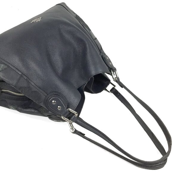 COACH EDIE Patchwork Tea Rose Shoulder Bag - Picture 10 of 11